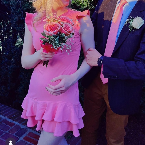 Susana Monaco Ruffle Dress - Picture 1 of 3